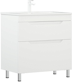 Corozo Тумба под раковину Юта 75 Z2 белая – фотография-2